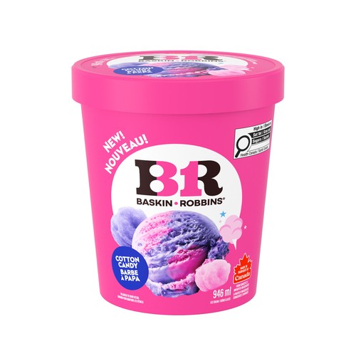 Baskin Robbins Ice Cream Cotton Candy 946 ml