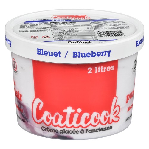 Coaticook Gluten-Free Ice Cream Blueberry 2 L