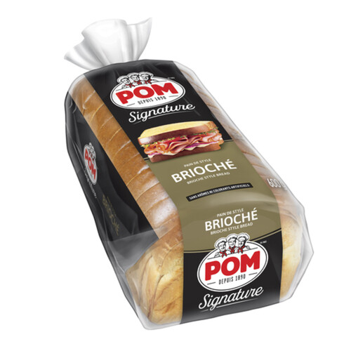 POM Signature Brioche Style White Bread 600 g