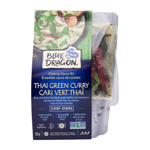 Blue Dragon 3-Step Cooking Kit Thai Green Curry 253 g
