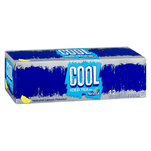 Nestea Cool Iced Tea Natural Lemon Flavour 12 x 355 ml (cans)