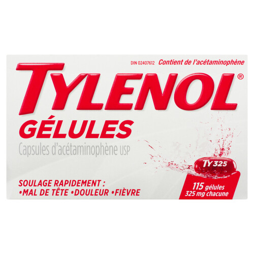 Tylenol Adult Pain Relief 325 mg Liquid Gels 115 EA