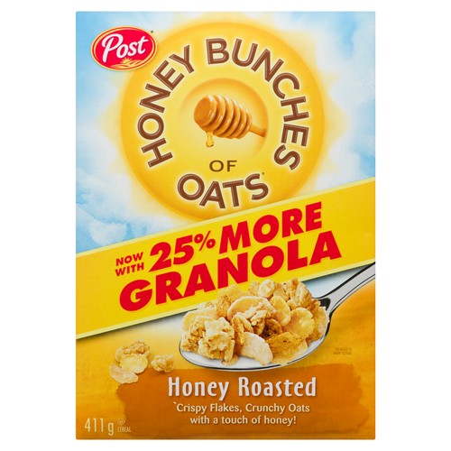 Post Honey Bunches Of Oats Cereal Honey Roasted 411 g