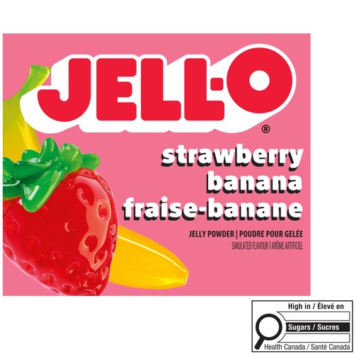 Jell-O Jelly Powder Strawberry Banana 85 g