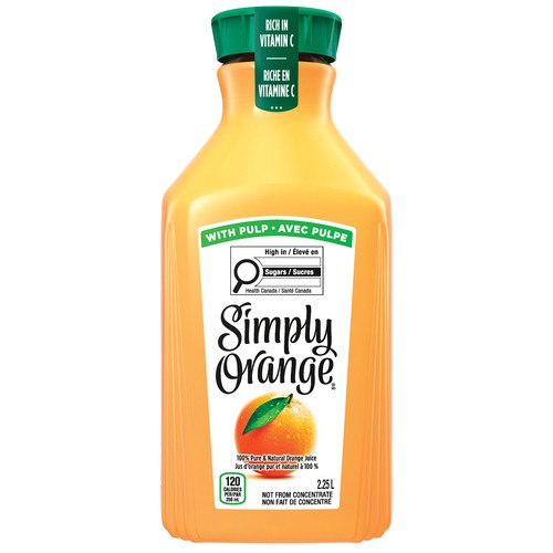 Simply Orange Juice With Pulp 2.25 L (bottle)