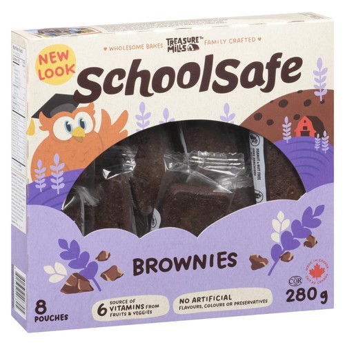 School Safe  Brownie 8 x 35 g