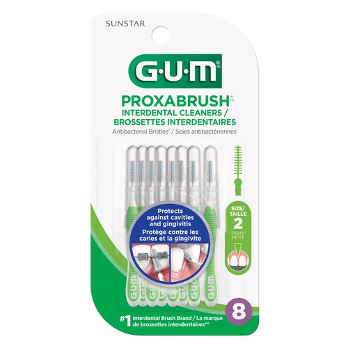 GUM Proxabrush Interdental Cleaners Tight 8 Count