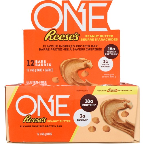 One Reese's Protein Bar Peanut Butter 12 x 60 g