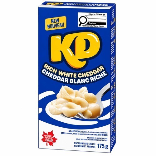 Kraft Dinner White Cheddar Macaroni & Cheese 175 g