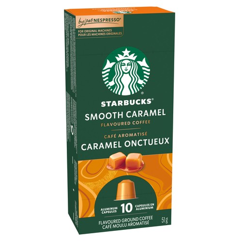 Starbuck Coffee Pods Smooth Caramel 10 Capsules 51 g
