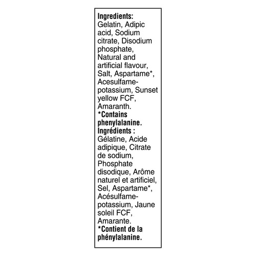 Jell-O Sugar-Free Jelly Powder Orange 10.2 g