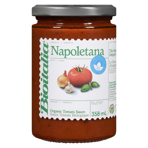 Bioitalia Organic Pasta Sauce Neapolitan 358 ml