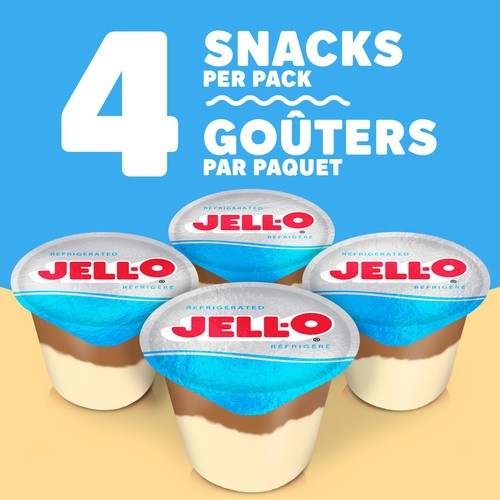 Jell-O Sugar-Free Pudding Snacks Dulce De Leche 424 g