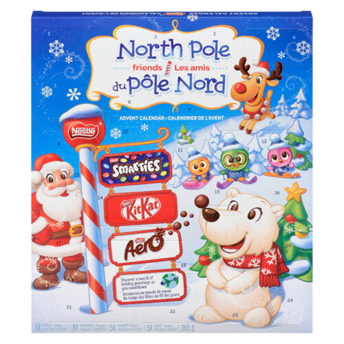 Nestle North Pole Chocolate Holiday Advent Calendar 365 g