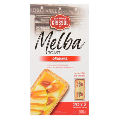 Grissol Melba Toast Nature Original 200 g