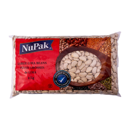 NuPak Large Lima Beans 2 kg