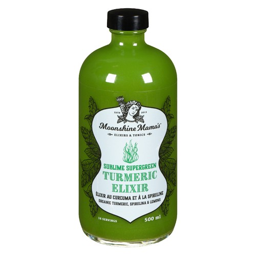 Moonshine Mama's Turmeric Elixir Sublime Supergreen 500 ml
