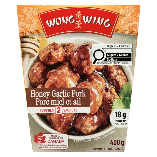 Wong Wing Frozen Pork Honey Garlic 400 g