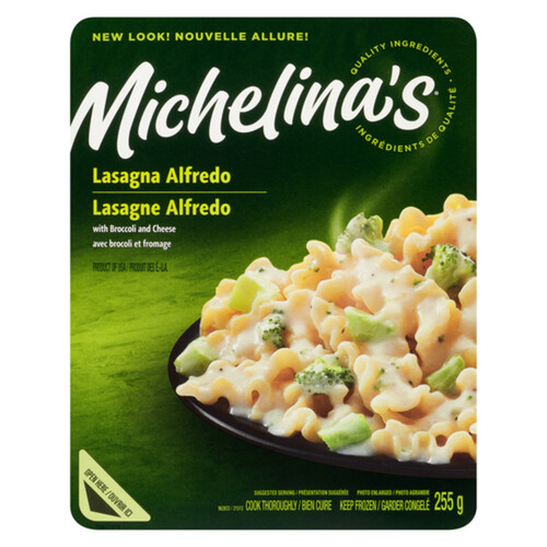 Michelina's Frozen Lasagna Alfredo 255 g 