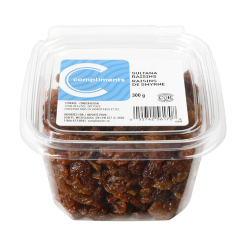 Compliments Sultana Raisins 300 g