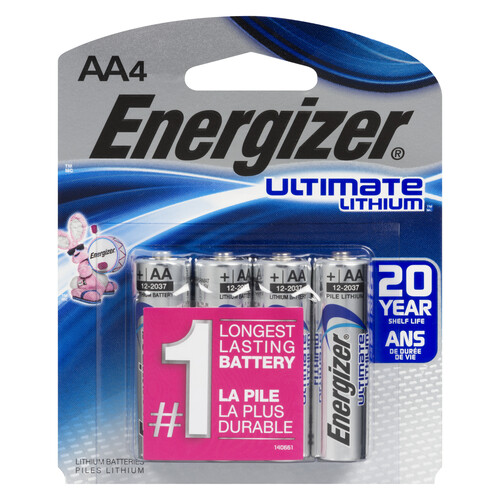 Energizer Batteries Ultimate Lithium AA 4 EA