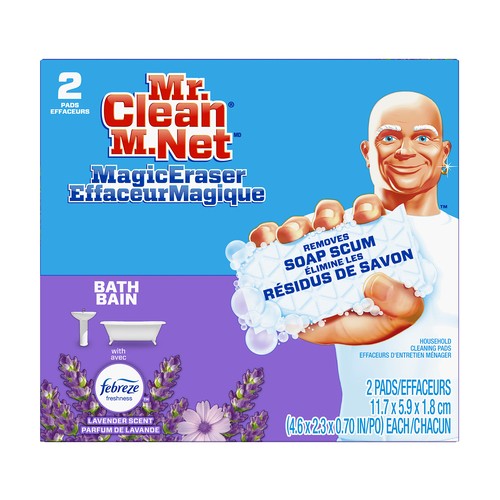 Mr. Clean Bath Lavender Magic Eraser 2 Pack