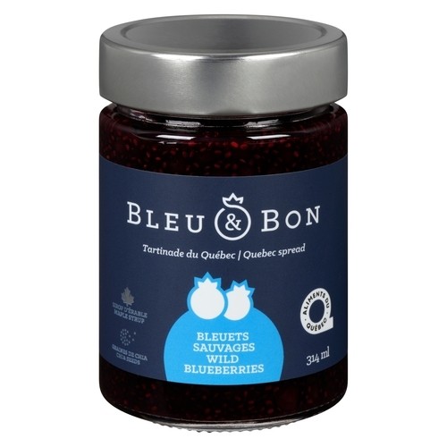 Bleu & Bon Quebec Spread Wild Blueberries 314 ml
