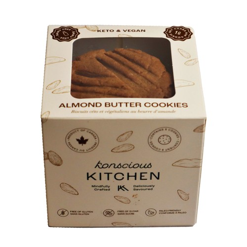 Konscious Kitchen Keto Cookies Almond Butter 170 g
