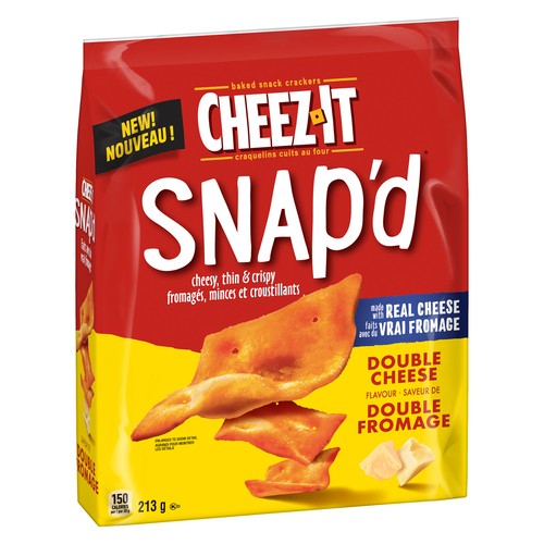 Kellogg Cheez-It Snap'd Cracker Double Cheese 213 g