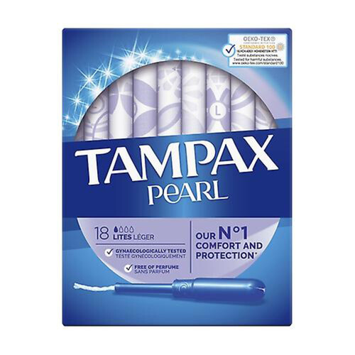 Tampax Pearl Tampons Lites 18 EA