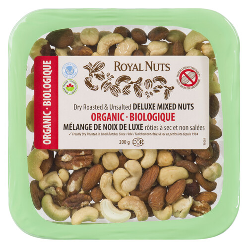 Royal Nuts Organic Nut Mix Unsalted Deluxe 200 g