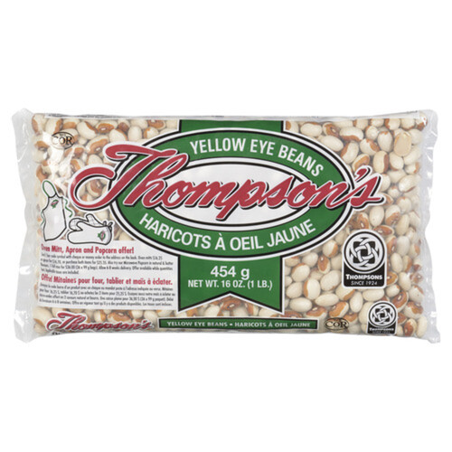 Thompson Dried  Beans Yellow Eye 454 g