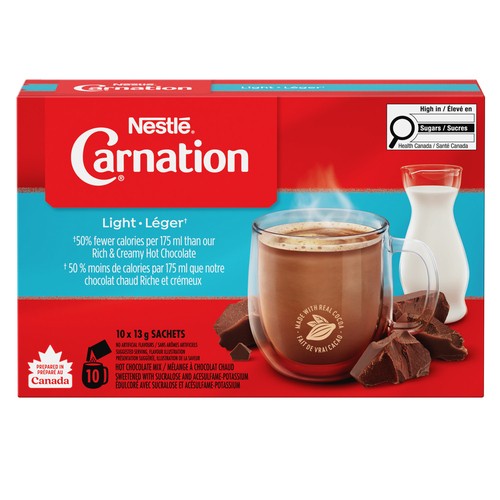 Nestlé Carnation Hot Chocolate Mix Light 130 g