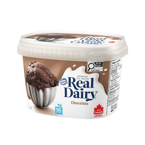 Nestlé Real Dairy Ice Cream Chocolate 1.5 L