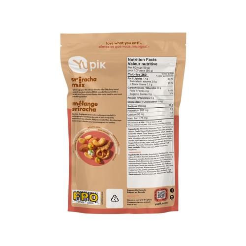 Yupik Snack Sriracha Mix 170 g