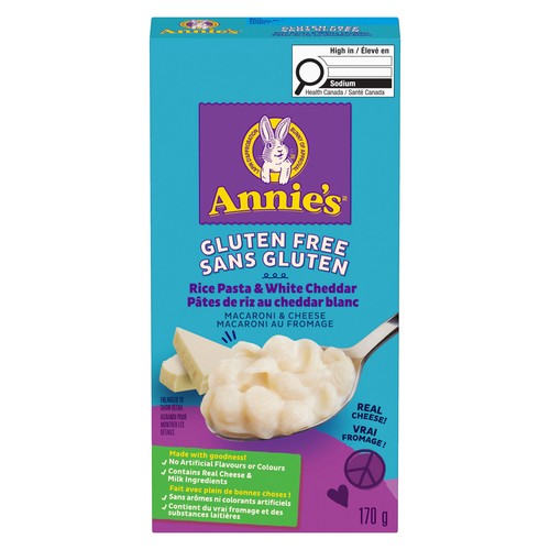 Annie's Gluten-Free Macaroni & Cheese Rice Pasta & White Cheddar 170 g