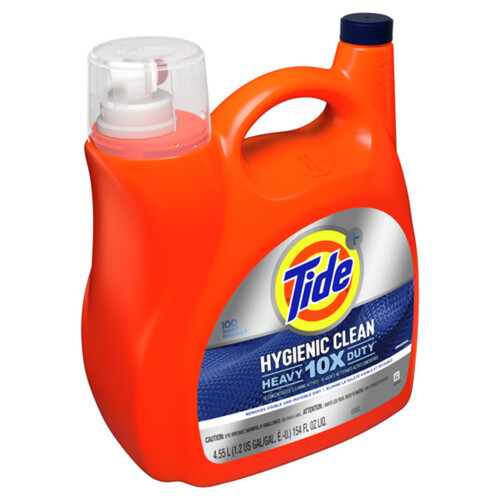 Tide Liquid Laundry Detergent Hygienic Clean Original 100 Load 4.55 L
