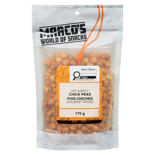 Marco's World Of Snacks Chick Peas Hot & Spicy 175 g