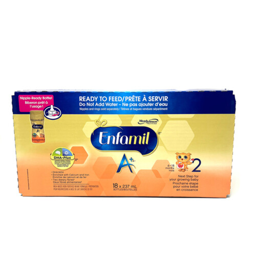 Enfamil Infant Formula A+ Formula 2 Ready To Feed 18 x 237 ml