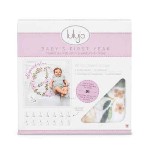 Lulujo Baby's 1st Year Assorted Milestone Set 