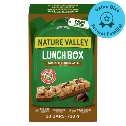 Nature Valley Granola Bars Double Chocolate Kids Snacks Value Pack 28 Count 728 g