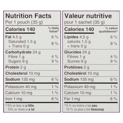 Dare Bear Paws Soft Cookies Maple 6 Pouches 210 g