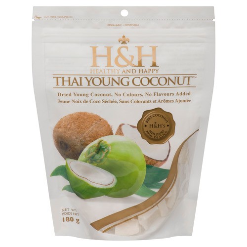 Healthy & Happy Thai Young Coconut Dried 180 g