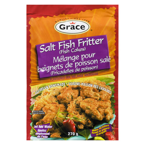 Grace Fish Cakes Saltfish Fritter Mix 270 g