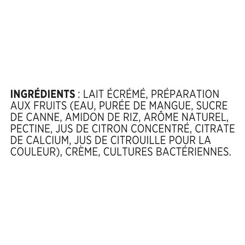Liberte Greek Yogurt Mango 4 pack 400 g