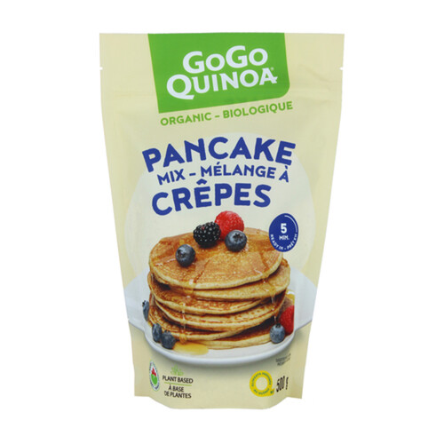 Gogo Quinoa Organic Pancake Mix 3 Grains 500 g