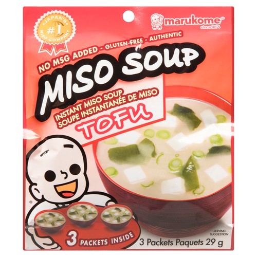Marukome Gluten-Free Instant Miso Soup Tofu 29 g