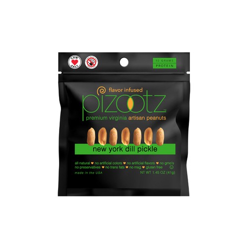 Pizootz Gluten-Free Peanuts Dill Pickle 41 g