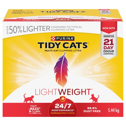 Tidy Cats Cat Litter LightWeight 24/7 Performance Multi-Cat 5.44 kg