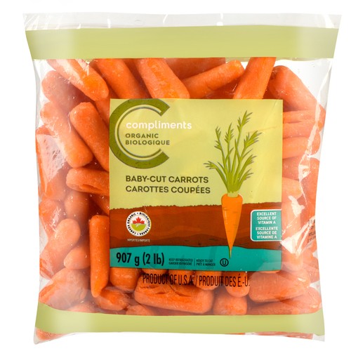 Compliments Organic Baby-Cut Carrots 907 g